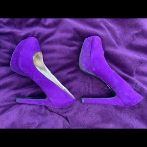 Purple Mossimo high heels size 8.5